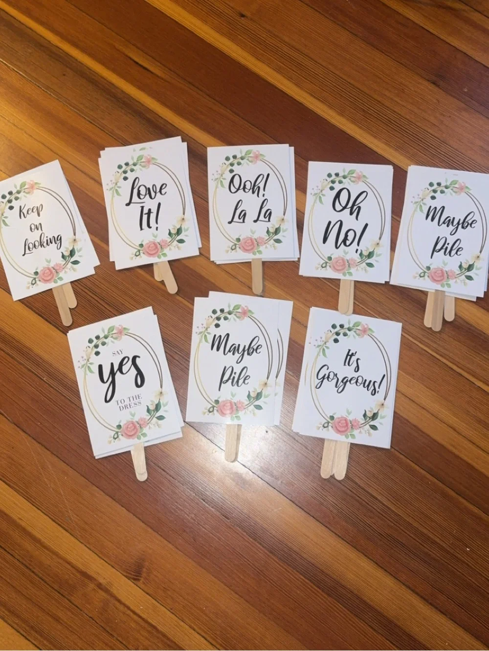 Yes To The Dress - Dress shopping signs